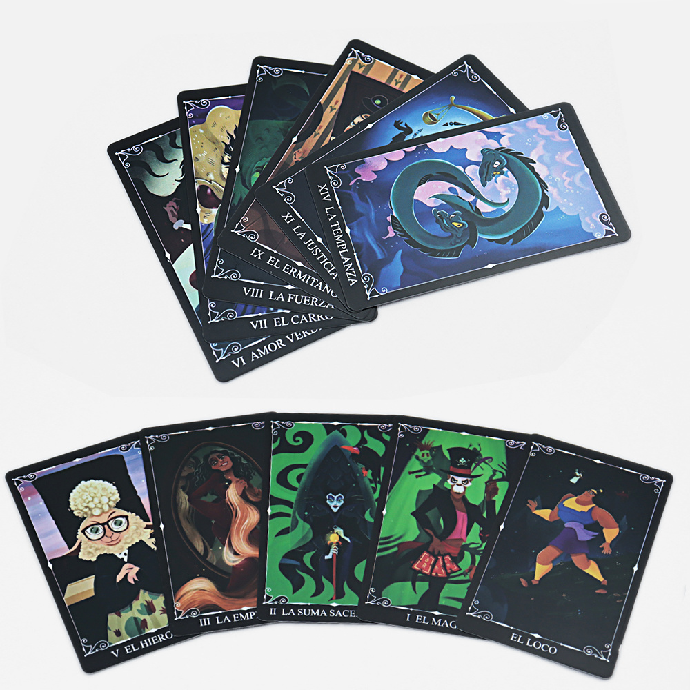 英文(wén)塔羅牌印刷經典塔羅生(shēng)産定做(zuò)神域卡定制(zhì)加工(gōng)廠(chǎng)