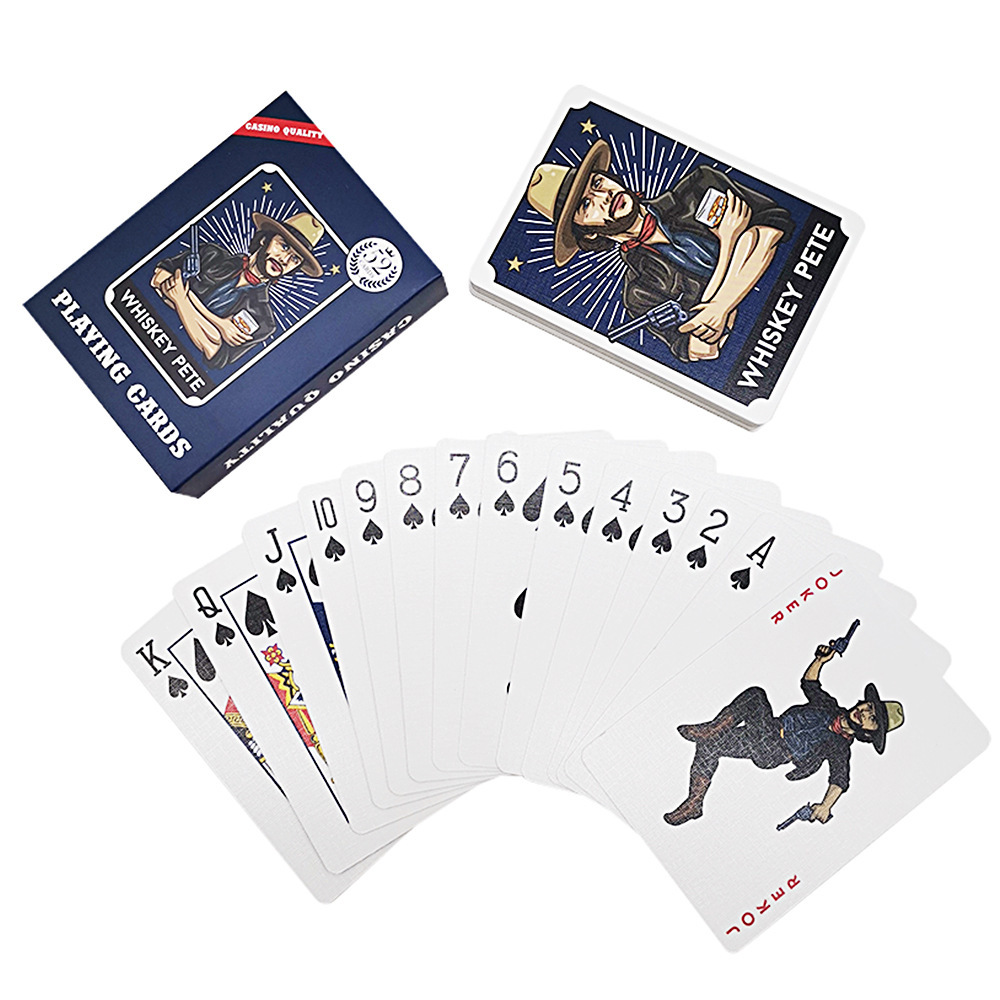 跨境西(xī)部牛仔撲克牌自(zì)由定制(zhì)