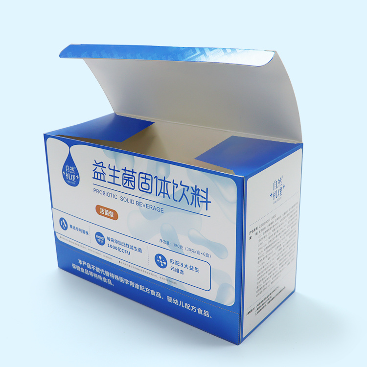 益生(shēng)菌固體(tǐ)飲料包裝盒定制(zhì)
